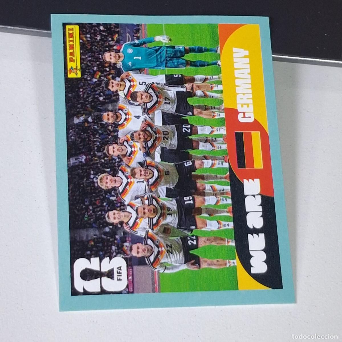 Cromos de F&uacute;tbol: B15 GER13 TEAM PHOTO EQUIPO 13 ALEMANIA GERMANY GER MUNDIAL FIFA WORLD CUP 2026 STICKER PANINI