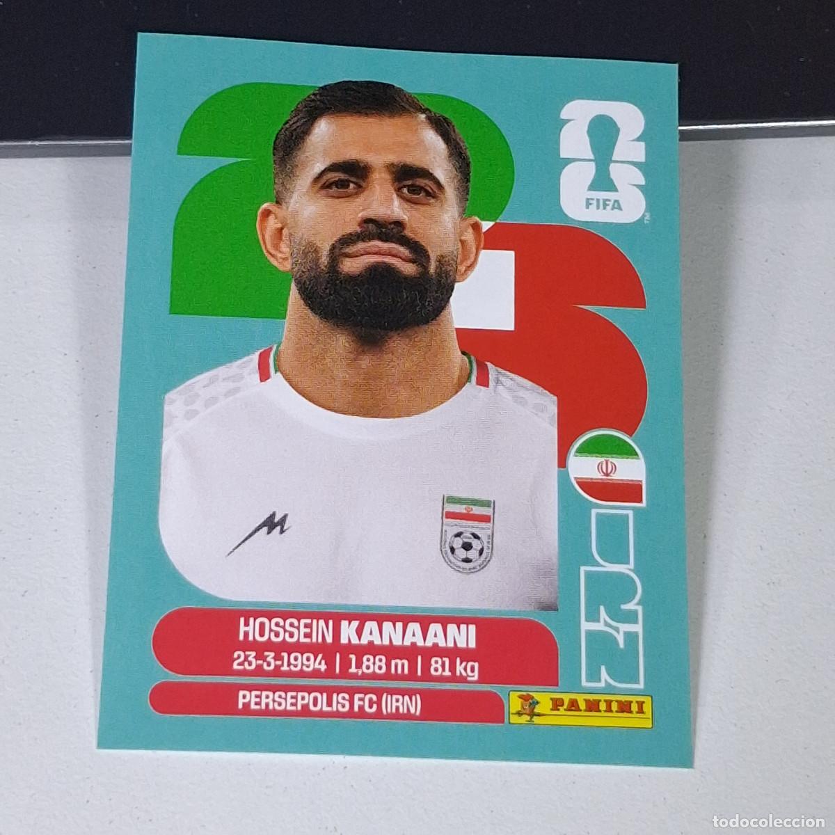 Cromos de F&uacute;tbol: B15 IRN 8 IRN8 HOSSEIN KANAANI IRAN IRAO MUNDIAL FIFA WORLD CUP 2026 STICKER PANINI