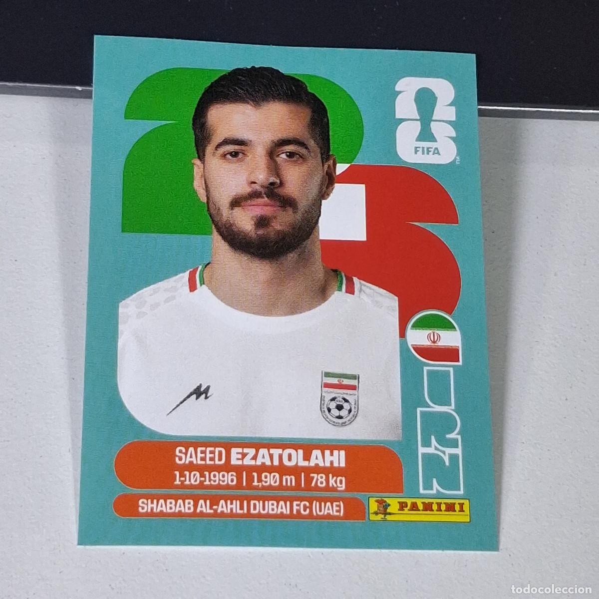 Cromos de F&uacute;tbol: B15 IRN11 SAEID EZATOLAHI 11 IR&Aacute;N IRAO IRN MUNDIAL FIFA WORLD CUP 2026 STICKER PANINI