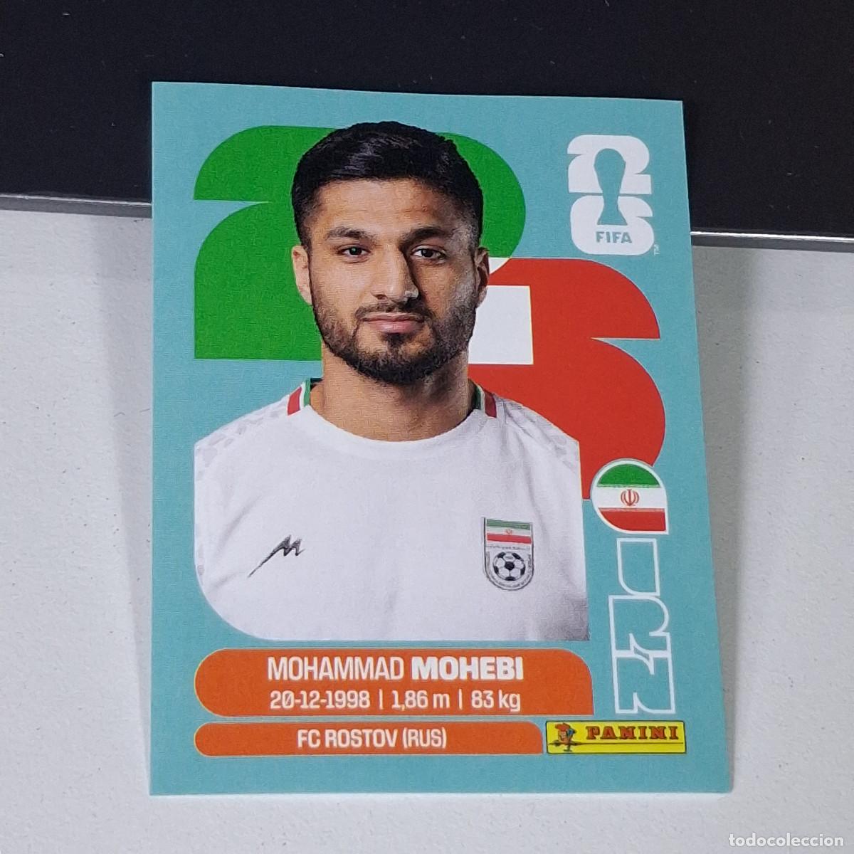 Cromos de F&uacute;tbol: B15 IRN16 MOHAMMAD MOHEBI 16 IR&Aacute;N IRAO IRN MUNDIAL FIFA WORLD CUP 2026 STICKER PANINI