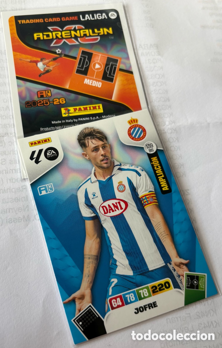 Cromos de F&uacute;tbol: ADRENALYN 25-26 ESPANYOL 139 bis