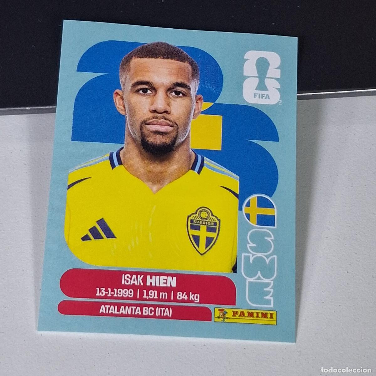 Cromos de F&uacute;tbol: B15 SWE 3 SWE3 ISAK HIEN SUECIA SWEDEN SWE MUNDIAL FIFA WORLD CUP 2026 STICKER PANINI