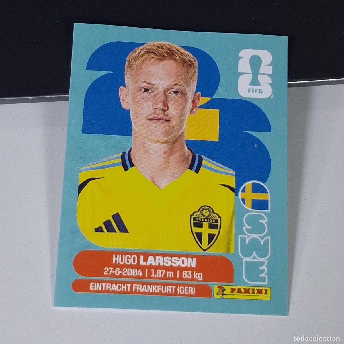 Cromos de F&uacute;tbol: B15 SWE9 HUGO LARSSON 9 SUECIA SWEDEN SWE MUNDIAL FIFA WORLD CUP 2026 STICKER PANINI