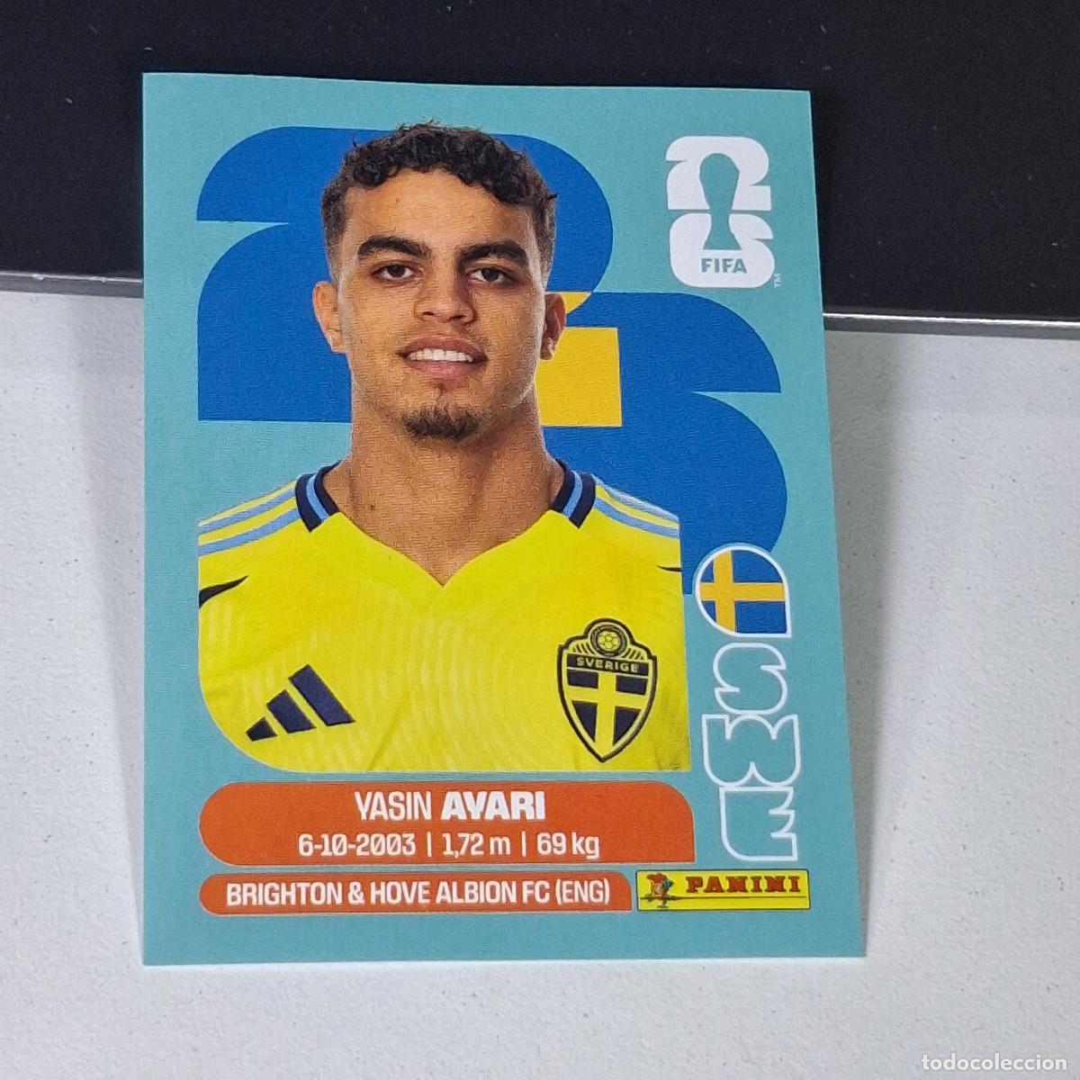 Cromos de F&uacute;tbol: B15 SWE11 YASIN AYARI 11 SUECIA SWEDEN SWE MUNDIAL FIFA WORLD CUP 2026 STICKER PANINI