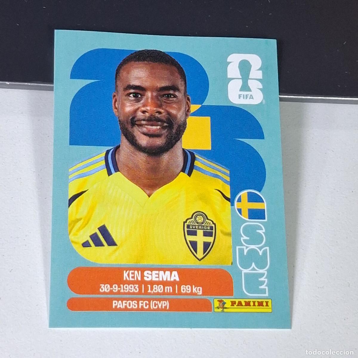 Cromos de F&uacute;tbol: B15 SWE 15 SWE15 KEN SEMA SUECIA SWEDEN SWE MUNDIAL FIFA WORLD CUP 2026 STICKER PANINI