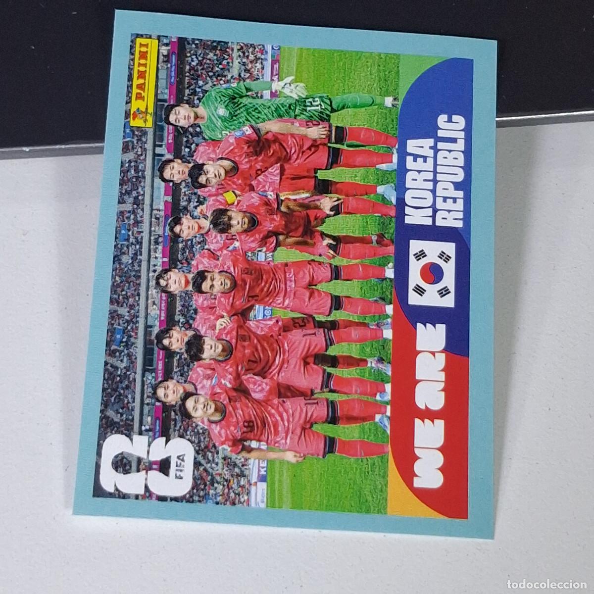 Cromos de F&uacute;tbol: B15 KOR13 TEAM PHOTO EQUIPO 13 COREA DEL SUR KOR MUNDIAL FIFA WORLD CUP 2026 STICKER PANINI