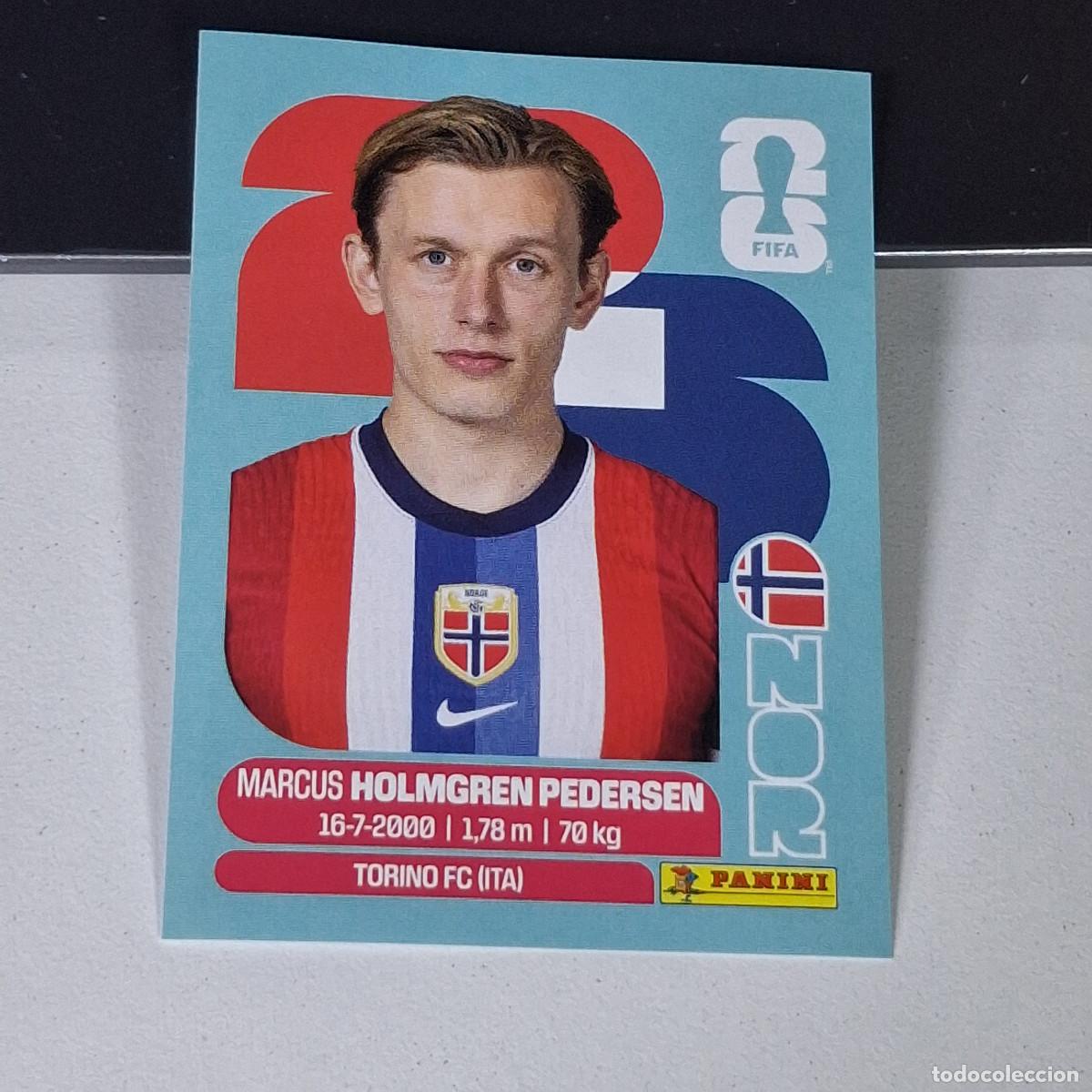 Cromos de F&uacute;tbol: B15 NOR 6 NOR6 MARCUS HOLMGREN PEDERSEN NORUEGA NORWAY NOR MUNDIAL FIFA WORLD CUP 2026 STICKER PANIN