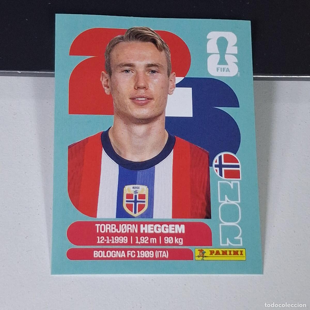 Cromos de F&uacute;tbol: B15 NOR 8 NOR8 TORBJORN HEGGEM NORUEGA NORWAY NOR MUNDIAL FIFA WORLD CUP 2026 STICKER PANINI