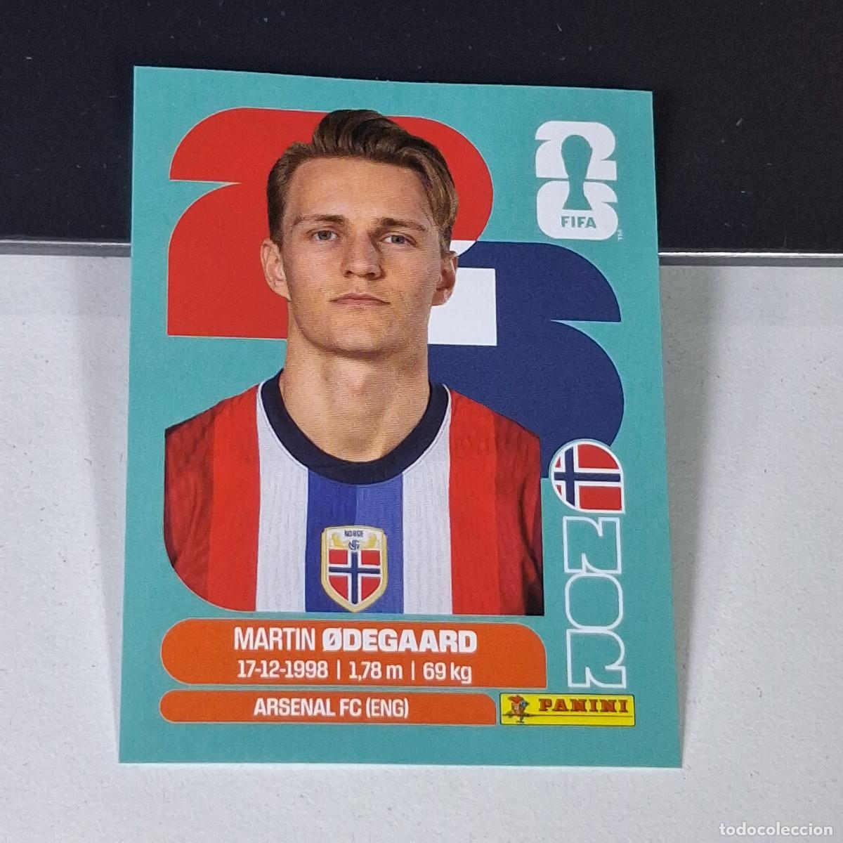 Cromos de F&uacute;tbol: B15 NOR10 MARTIN &Oslash;DEGAARD 10 NORUEGA NORWAY NOR MUNDIAL FIFA WORLD CUP 2026 STICKER PANINI