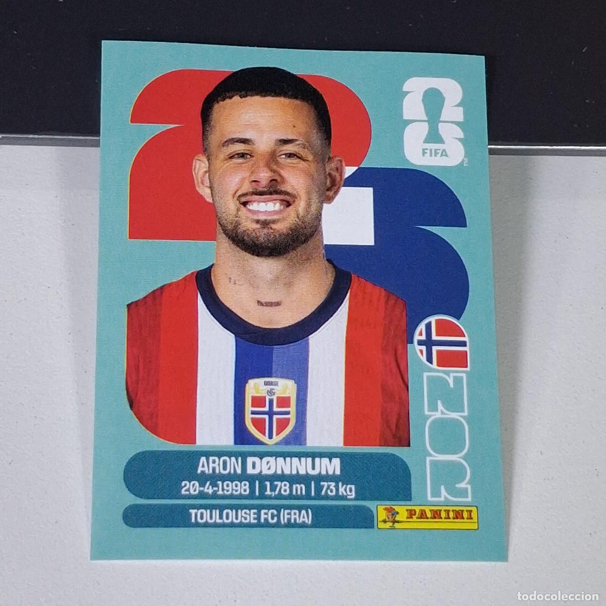 Cromos de F&uacute;tbol: B15 NOR17 ARON D&Oslash;NNUM 17 NORUEGA NORWAY NOR MUNDIAL FIFA WORLD CUP 2026 STICKER PANINI