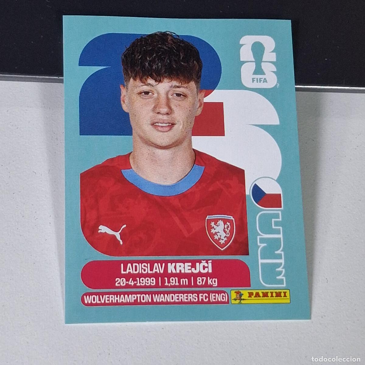 Cromos de F&uacute;tbol: B15 CZE CZE4 LADISLAV KREJČ&Iacute; 4 REPUBLICA CHECA MUNDIAL FIFA WORLD CUP 2026 STICKER PANINI