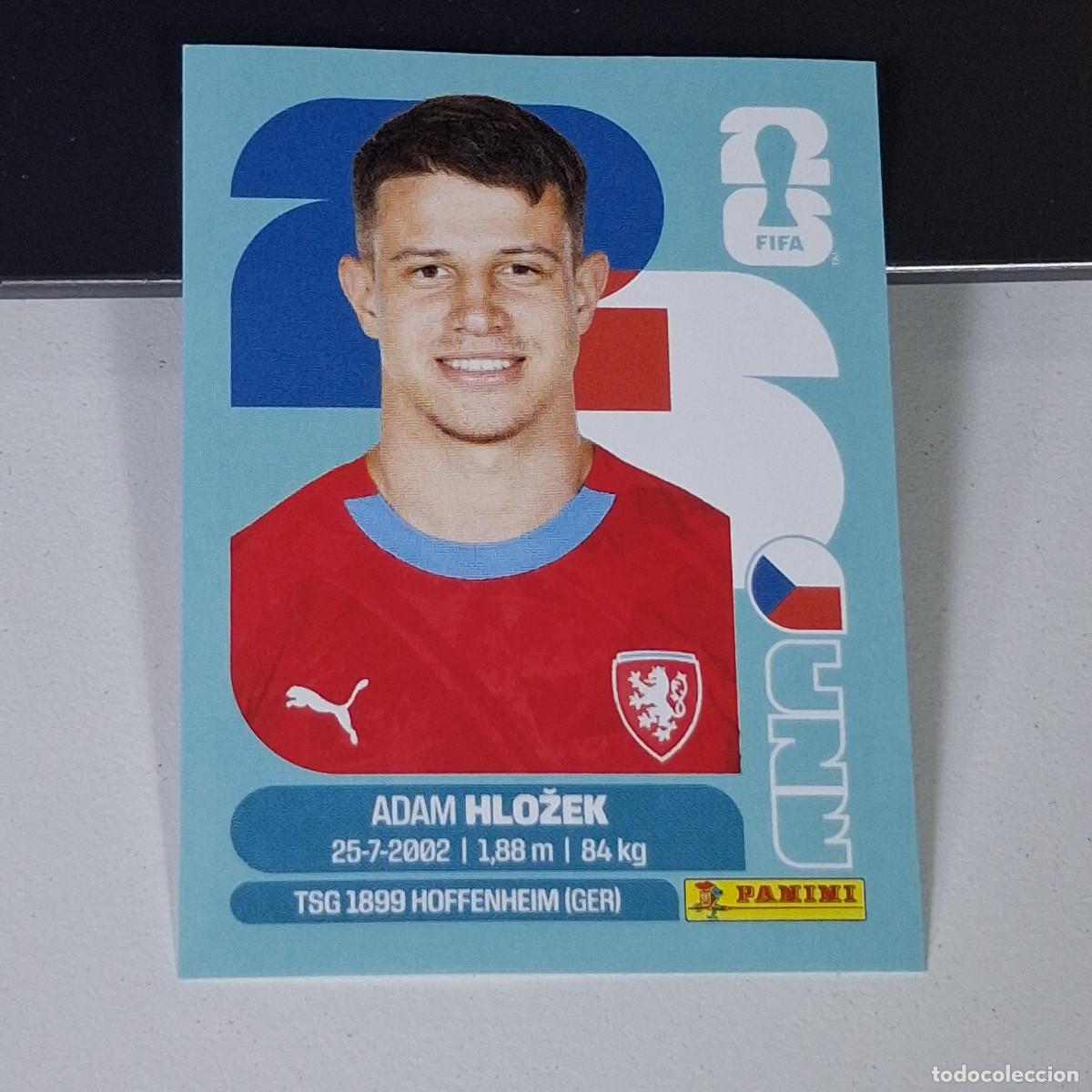 Cromos de F&uacute;tbol: B15 CZE19 ADAM HLOŽEK 19 REP&Uacute;BLICA CHECA CHEQUIA CZE MUNDIAL FIFA WORLD CUP 2026 STICKER PANINI