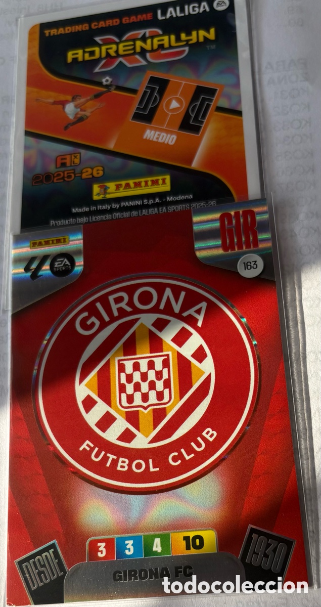 Cromos de F&uacute;tbol: ADRENALYN XL 25-26 GIRONA 163