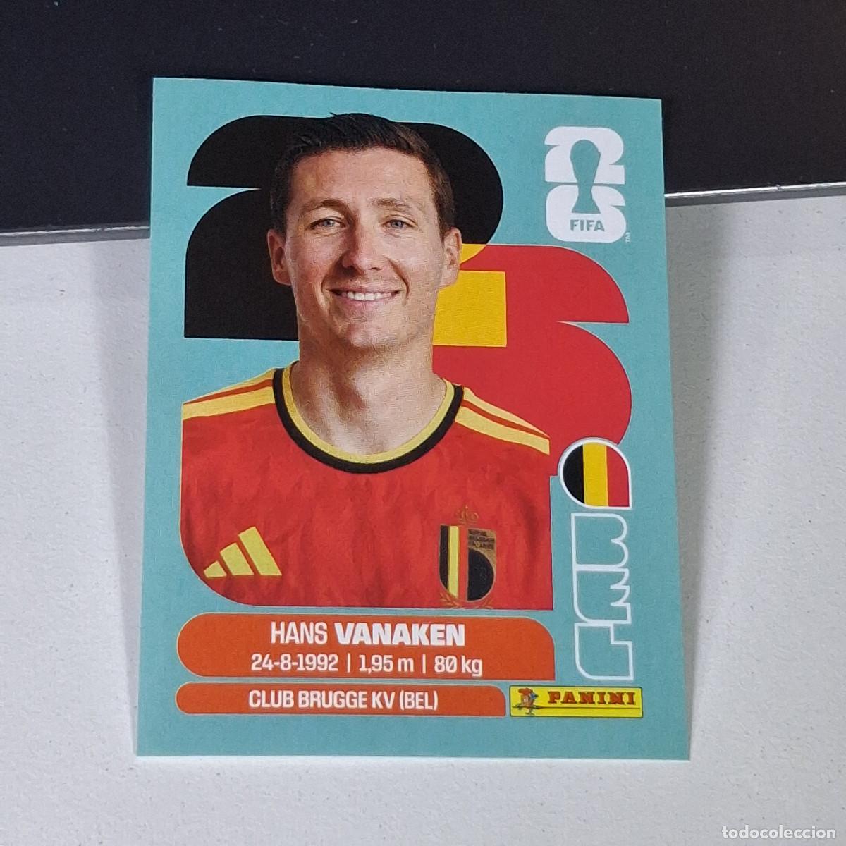 Cromos de F&uacute;tbol: B15 BEL14 HANS VANAKEN 14 B&Eacute;LGICA BELGIUM BEL MUNDIAL FIFA WORLD CUP 2026 STICKER PANINI