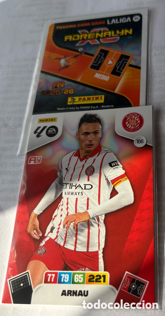 Cromos de F&uacute;tbol: ADRENALYN 25-26 HIRONA 166