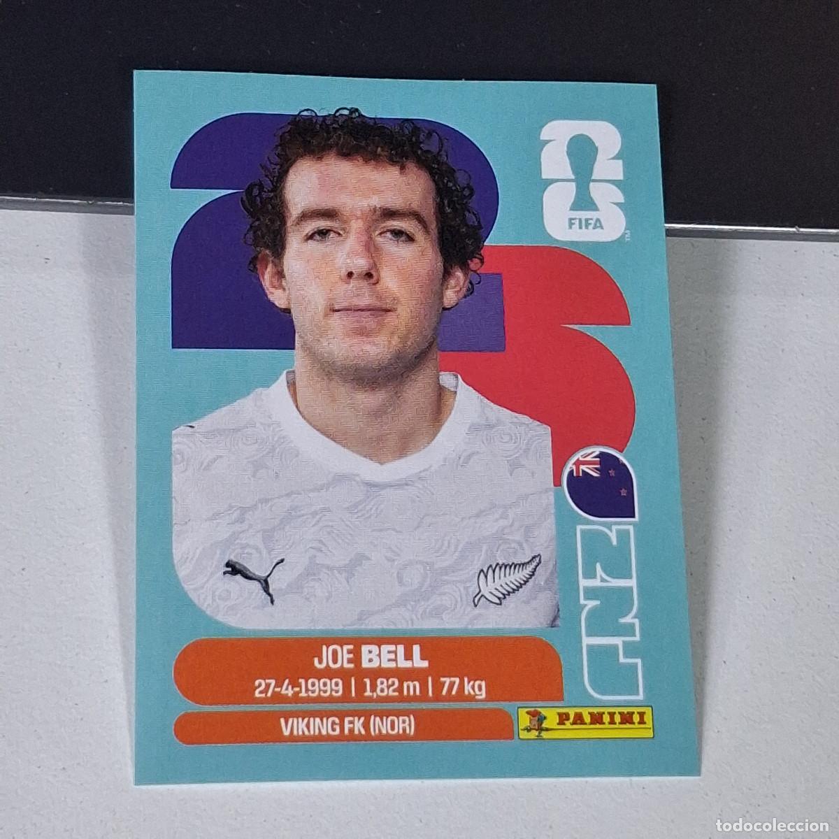 Cromos de F&uacute;tbol: B15 NZL 10 NZL10 JOE BELL NUEVA ZELANDA NZL NEW ZEALAND MUNDIAL FIFA WORLD CUP 2026 STICKER PANINI