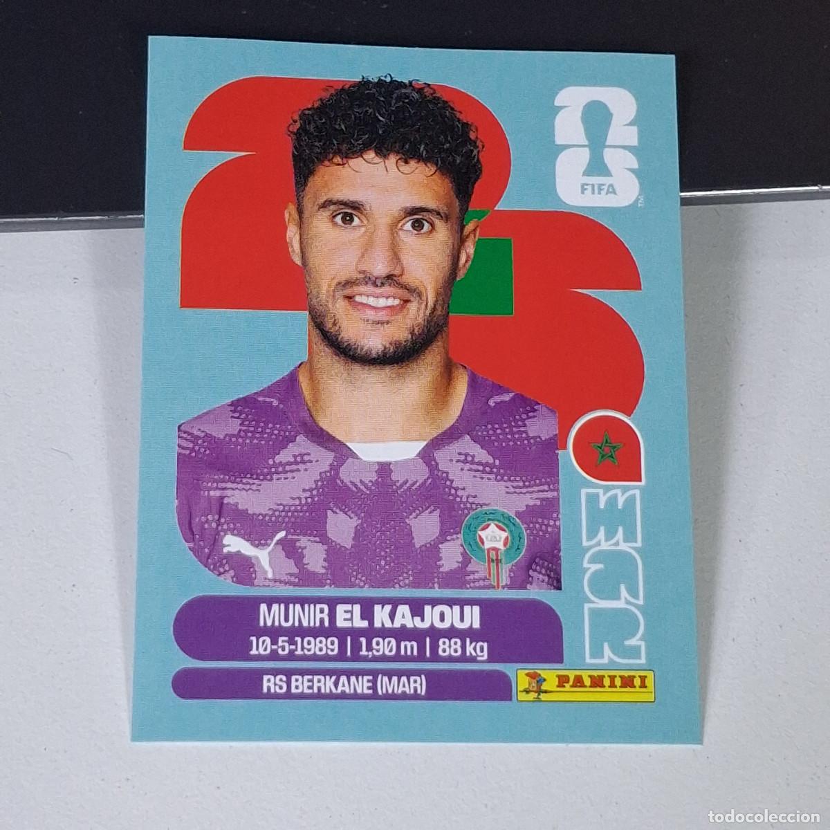 Cromos de F&uacute;tbol: B15 MAR3 MUNIR EL KAJOUI 3 MARRUECOS MAR MUNDIAL FIFA WORLD CUP 2026 STICKER PANINI