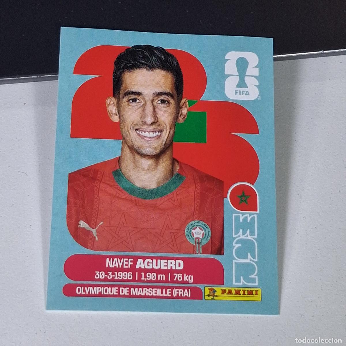 Cromos de F&uacute;tbol: B15 MAR6 NAYEF AGUERD 6 MARRUECOS MOROCCO MAR MUNDIAL FIFA WORLD CUP 2026 STICKER PANINI