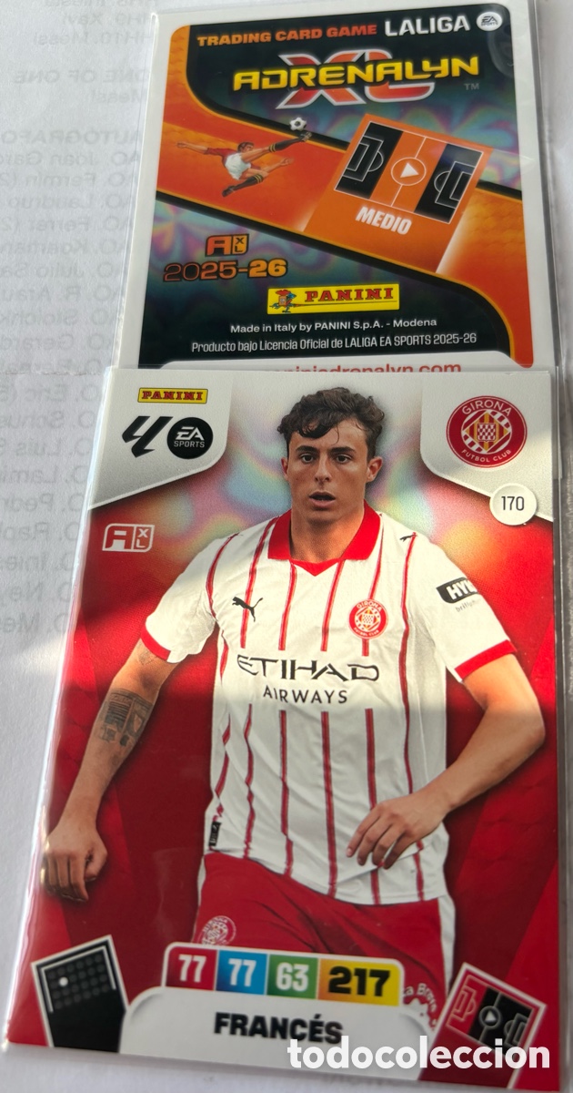 Cromos de F&uacute;tbol: ADRENALYN 25-26 GIRONA 170