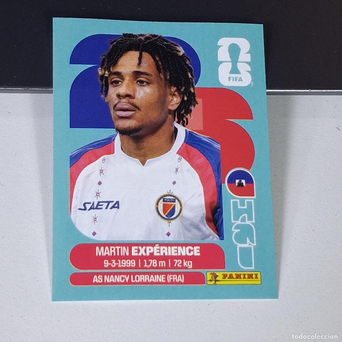 Cromos de F&uacute;tbol: B15 HAI4 MARTIN EXP&Eacute;RIENCE 4 HAITI HAI MUNDIAL FIFA WORLD CUP 2026 STICKER PANINI