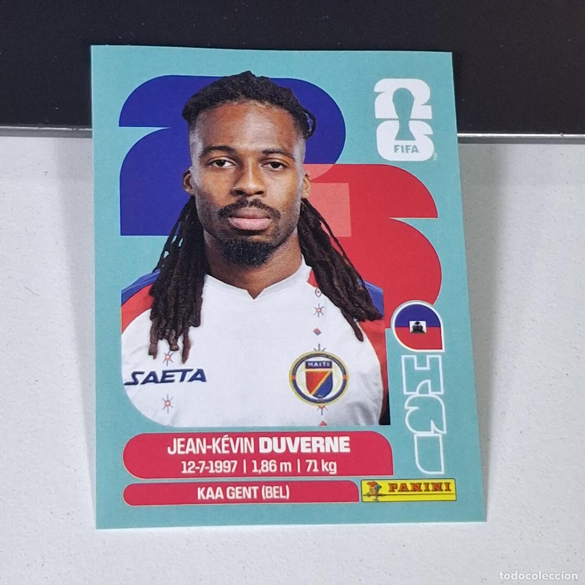 Cromos de F&uacute;tbol: B15 HAI 5 HAI5 JEAN KEVIN DUVERNE HAITI MUNDIAL FIFA WORLD CUP 2026 STICKER PANINI