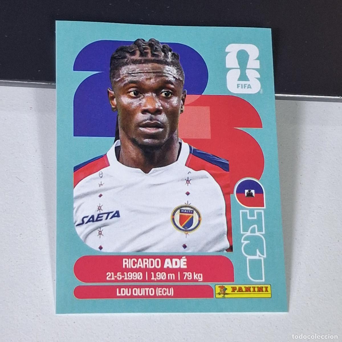 Cromos de F&uacute;tbol: B15 HAI 6 HAI6 RICARDO ADE HAITI HAI MUNDIAL FIFA WORLD CUP 2026 STICKER PANINI