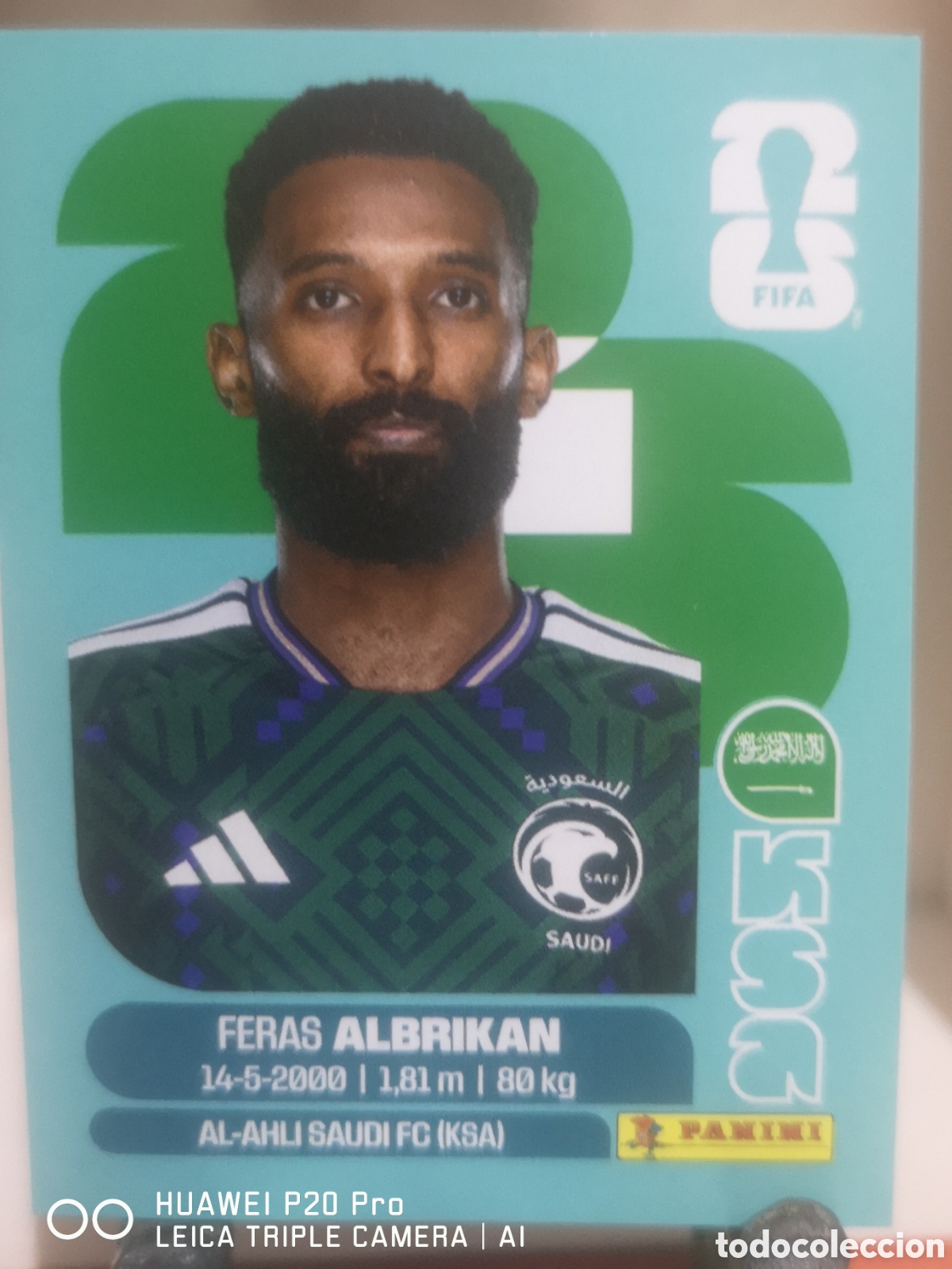 Cromos de F&uacute;tbol: FIFA WORLD CUP MUNDIAL 2026 ALBRIKAN - KSA 18