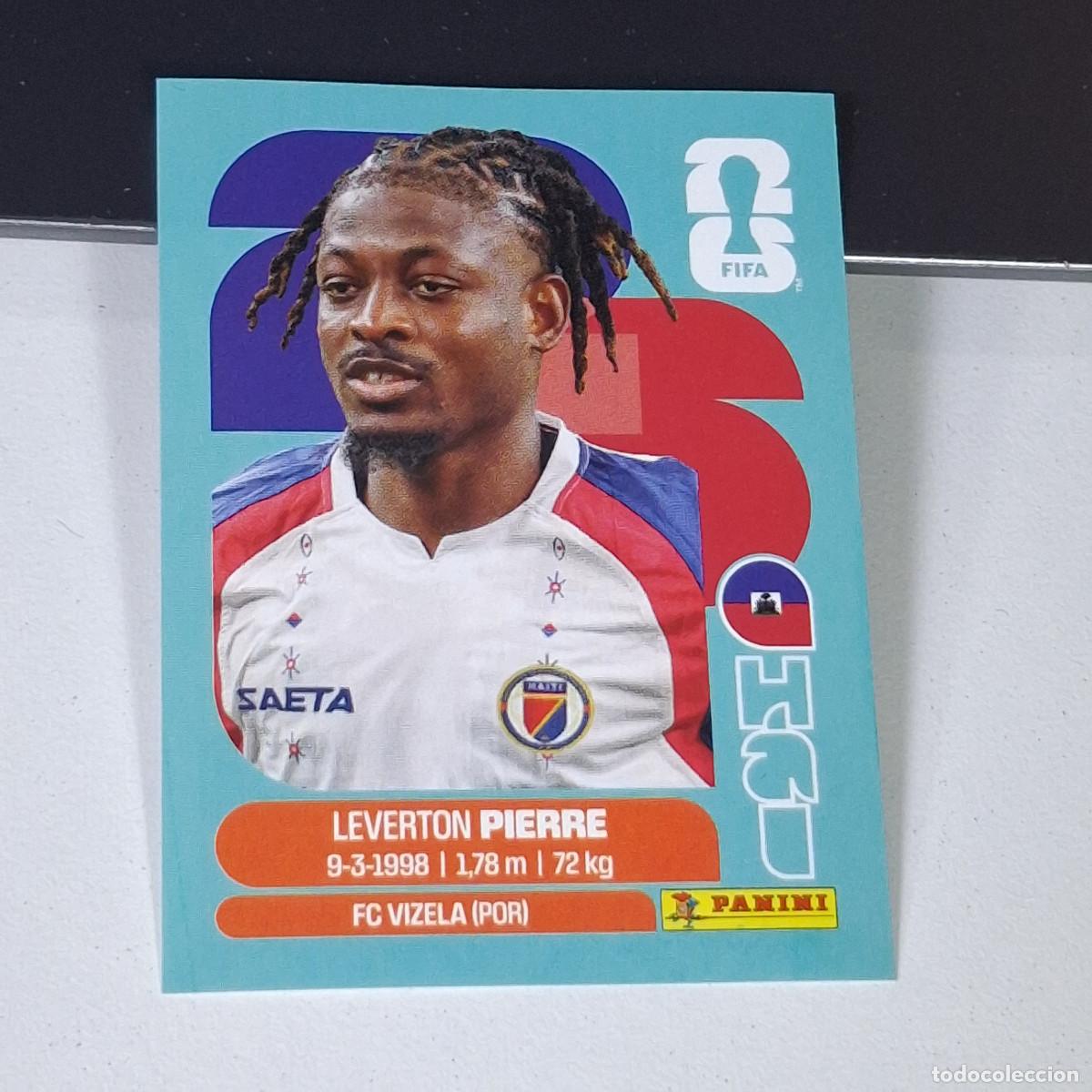 Cromos de F&uacute;tbol: B15 HAI10 LEVERTON PIERRE 10 HAITI HAI MUNDIAL FIFA WORLD CUP 2026 STICKER PANINI