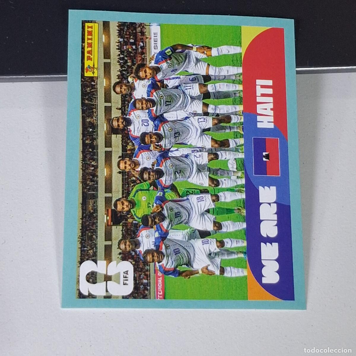 Cromos de F&uacute;tbol: B15 HAI13 TEAM PHOTO EQUIPO 13 HAITI HAI MUNDIAL FIFA WORLD CUP 2026 STICKER PANINI