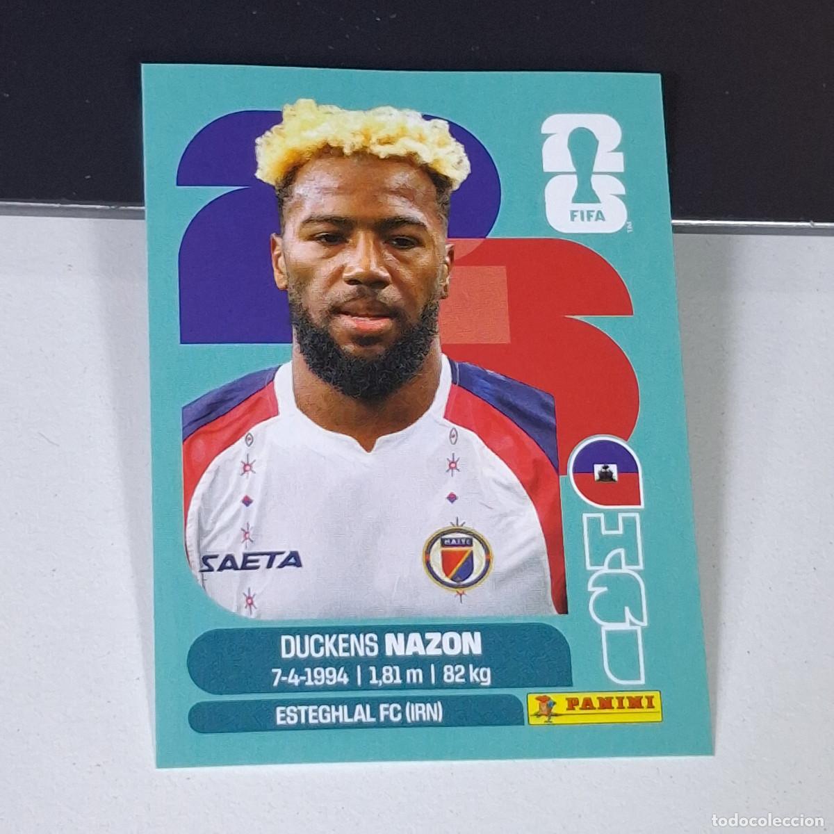 Cromos de F&uacute;tbol: B15 HAI18 DUCKENS NAZON 18 HAITI HAI MUNDIAL FIFA WORLD CUP 2026 STICKER PANINI