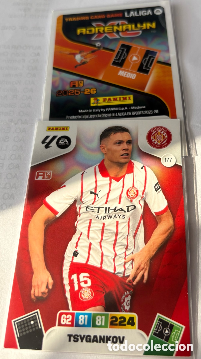 Cromos de F&uacute;tbol: ADRENALIN XL 25 26 GIRONA 177