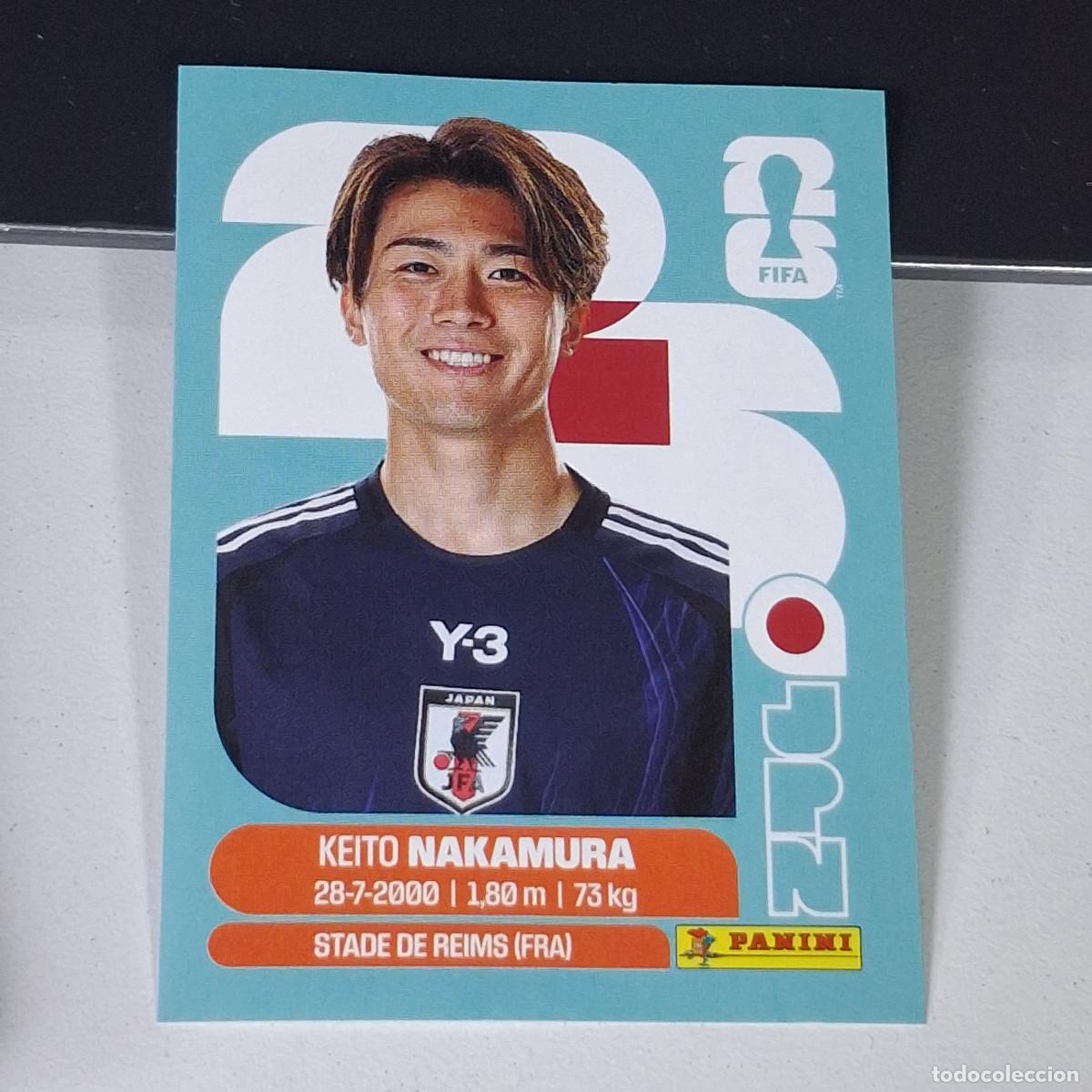 Cromos de F&uacute;tbol: B15 JPN15 KEITO NAKAMURA 15 JAP&Oacute;N JAPAN JPN MUNDIAL FIFA WORLD CUP 2026 STICKER PANINI