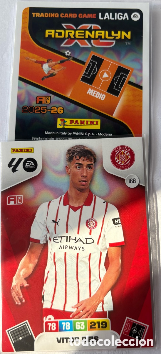 Cromos de F&uacute;tbol: ADRELYN 25-26 GIRONA 168
