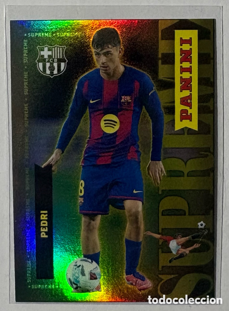 Cromos de F&uacute;tbol: Pedri SUPREME Panini Club FCBarcelona 2026