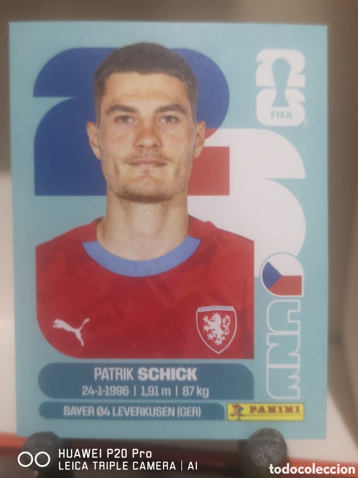 Cromos de F&uacute;tbol: FIFA WORLD CUP MUNDIAL 2026 PATRIK SCHICK - CZE 20