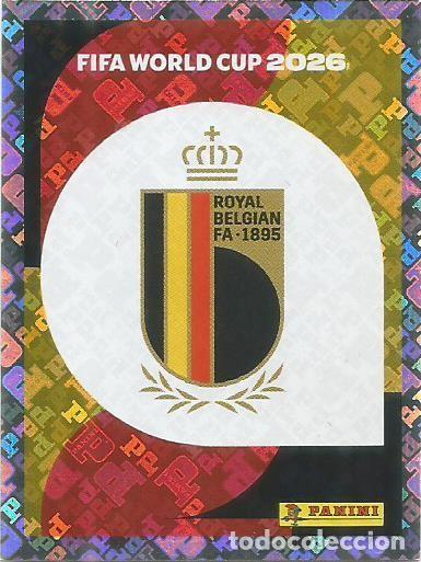 Cromos de F&uacute;tbol: FIFA MUNDIAL 2026 - PANINI - STICKER - ESCUDO B&Eacute;LGICA - BEL 1