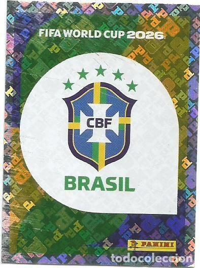 Cromos de F&uacute;tbol: FIFA MUNDIAL 2026 - PANINI - STICKER - ESCUDO BRASIL - BRA 1