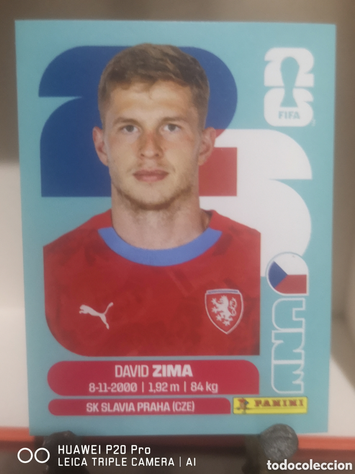 Cromos de F&uacute;tbol: FIFA WORLD CUP MUNDIAL 2026 DAVID ZIMA - CZE 8