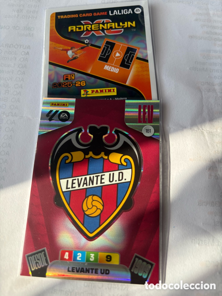 Cromos de F&uacute;tbol: ADRENALYN 25-26 Levante 181