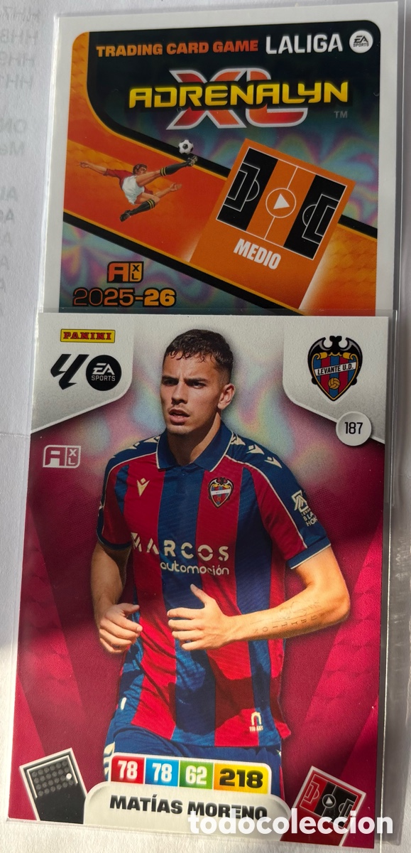 Cromos de F&uacute;tbol: ADRENALYN XL 25-26 LEVANTE 187