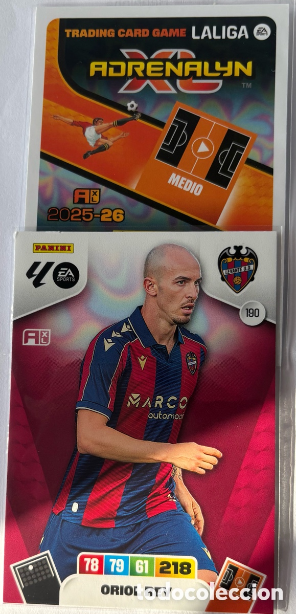 Cromos de F&uacute;tbol: ADRENALYN 25-26 LEVANTE 190