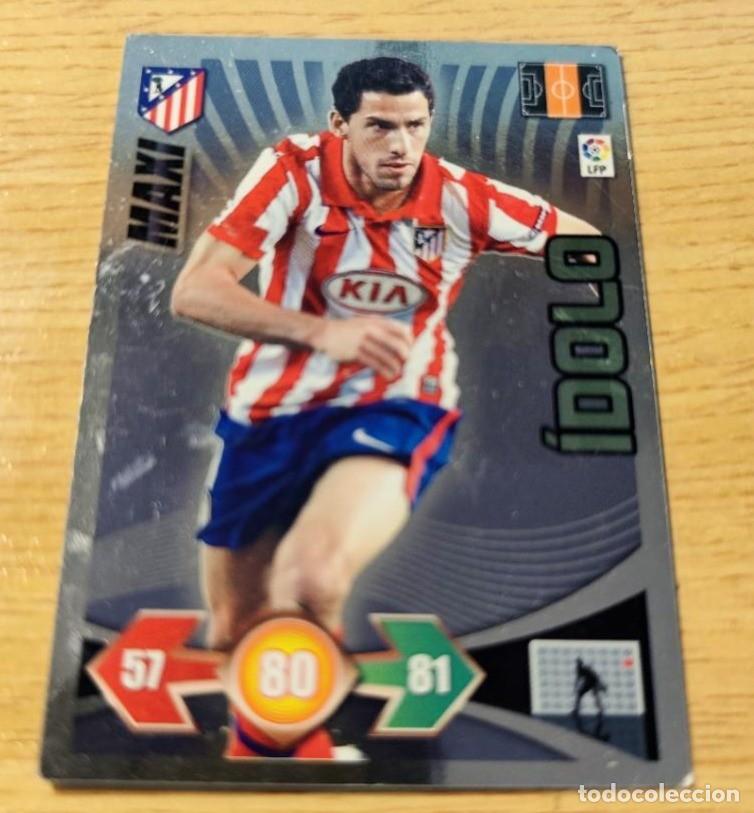 Cromos de F&uacute;tbol: CARD FOOTBALL MAXI ATLETICO MADRID IDOLO ADRENALYN XL LIGA 2009/10 09 10 PANINI 2009 2010