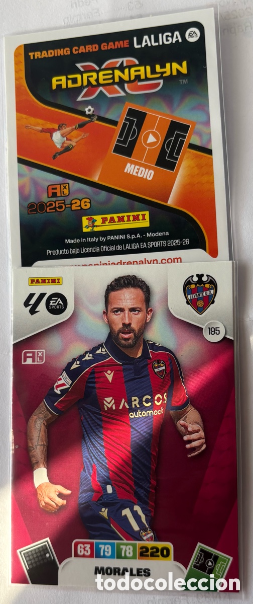 Cromos de F&uacute;tbol: ADRENALYN xl 25-26 LEVANTE 195
