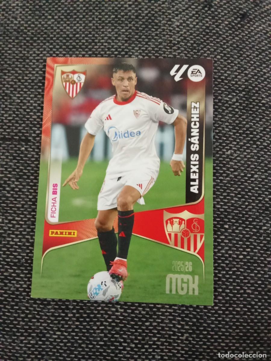 Cromos de F&uacute;tbol: 340 bis Alexis S&aacute;nchez Sevilla megacracks 2025-26