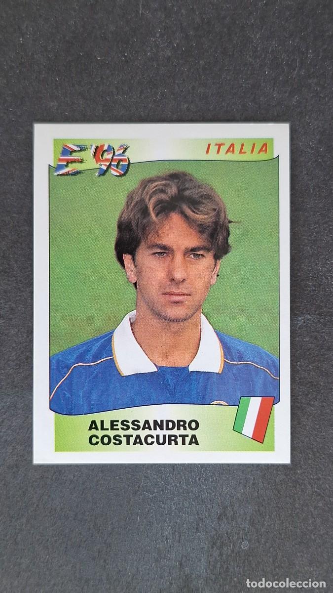 Cromos de F&uacute;tbol: L2 ALESSANDRO COSTACURTA SELECCION ITALIA 240 EUROCOPA 1996 EURO 96 PANINI NUNCA PEGADO SIN PEGAR