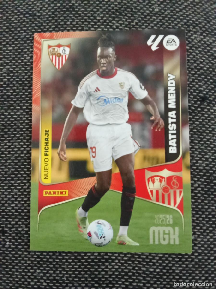 Cromos de F&uacute;tbol: 489 Batista mendy Sevilla nuevo fichaje megacracks 2025-26