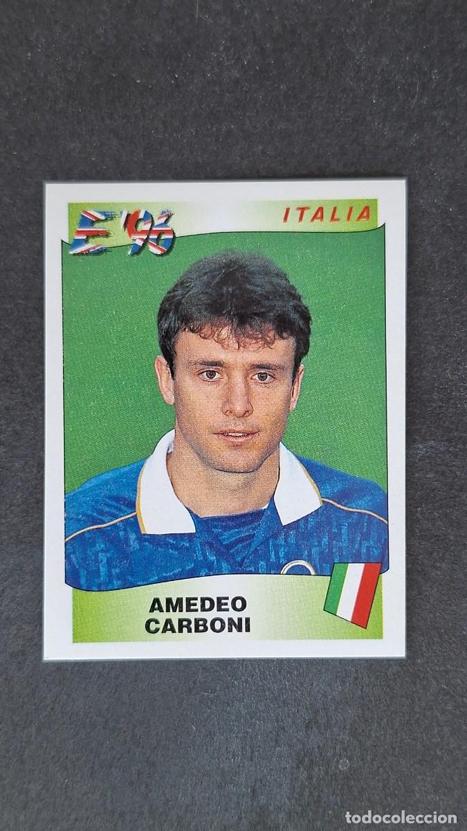 Cromos de F&uacute;tbol: L2 AMEDEO CARBONI SELECCION ITALIA 243 EUROCOPA 1996 EURO 96 PANINI NUNCA PEGADO SIN PEGAR