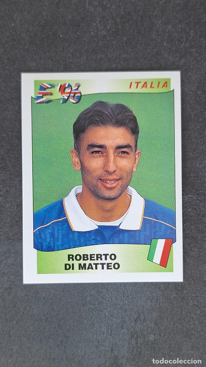 Cromos de F&uacute;tbol: L2 ROBERTO DI MATTEO SELECCION ITALIA 244 EUROCOPA 1996 EURO 96 PANINI NUNCA PEGADO SIN PEGAR