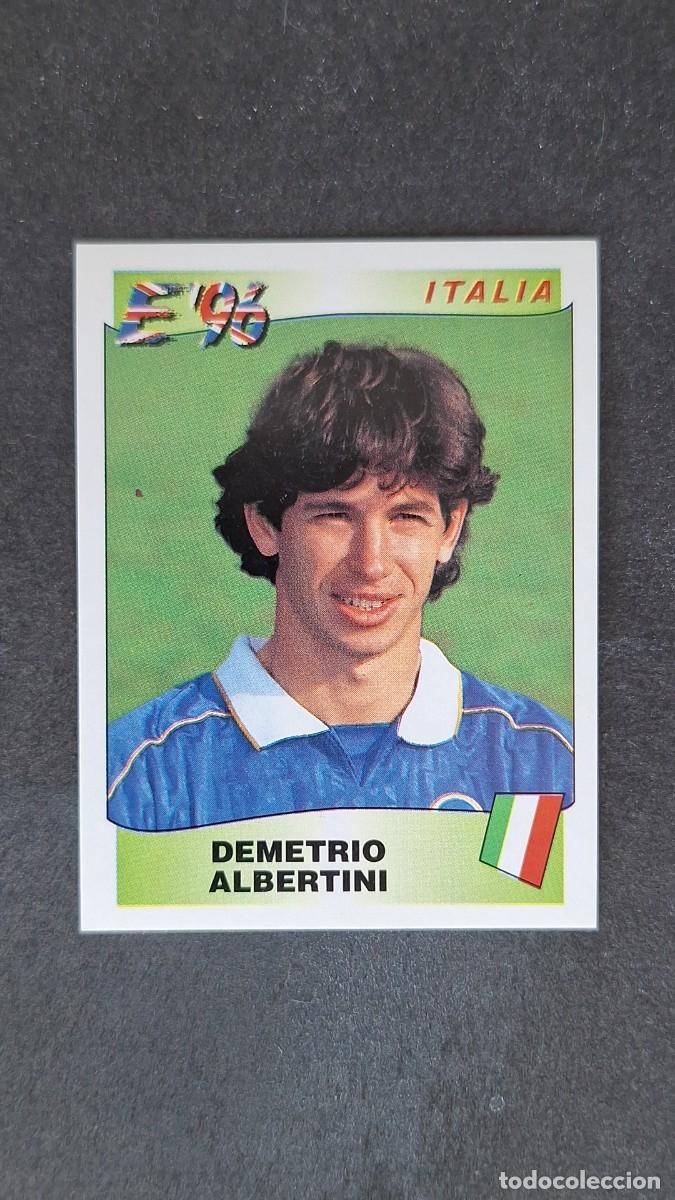 Cromos de F&uacute;tbol: L2 DEMETRIO ALBERTINI SELECCION ITALIA 245 EUROCOPA 1996 EURO 96 PANINI NUNCA PEGADO SIN PEGAR