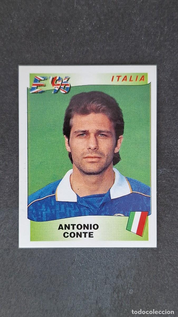 Cromos de F&uacute;tbol: L2 ANTONIO CONTE SELECCION ITALIA 247 EUROCOPA 1996 EURO 96 PANINI NUNCA PEGADO SIN PEGAR